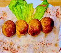 Шампиньоны на мангале