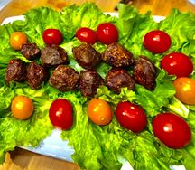 Шашлык из желудка индейки 