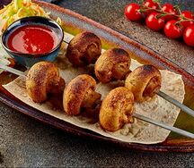 Грибы на углях