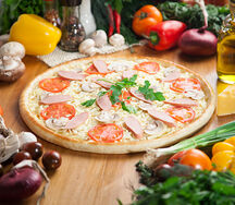 Пицца по-баварски