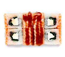 Икура ролл опалённый
