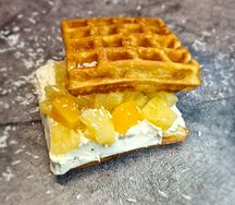 С маскарпоне и ананасом