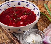 Борщ красный