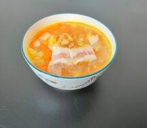 Гороховый суп с беконом