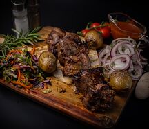 Шашлык из мякоти ягненка