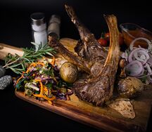 Шашлык из каре ягненка