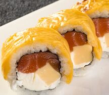 Три сыра лосось