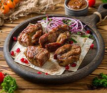 Шашлык из cвинoй шейки