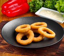 5 колец кальмара с фирменным соусом