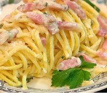 Паста с ветчиной