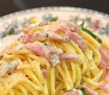 Паста с беконом
