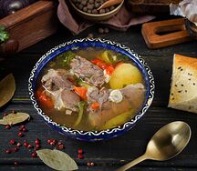 Шурпа с говядиной