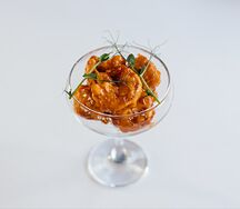 Креветки фри в азиатском соусе