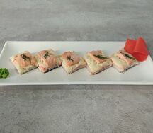 Тори-пицца с лососем