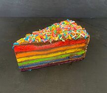 Пирожное радуга