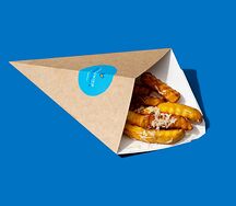 Рифленый картофель с пармезаном
