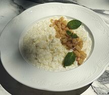 Каша рисовая с грушей