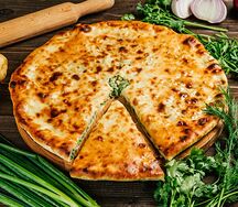Постный осетинский пирог с фасолью