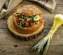 Шаурма в булочке с говядиной