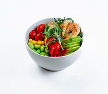 Боул с креветками