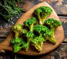 Брокколи на углях