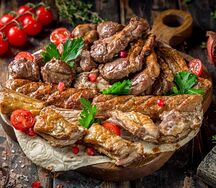 Ассорти из шашлыков из баранины
