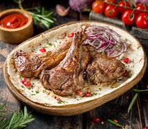 Шашлык из бараньей корейки