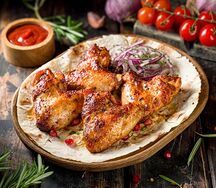 Шашлык из куриных крылышек