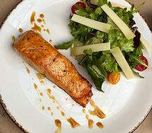 Стейк из лосося 