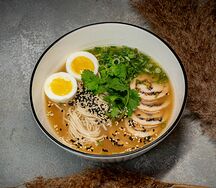 Мисо-рамен с курицей