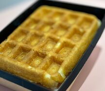 Вафля с ветчиной и сыром
