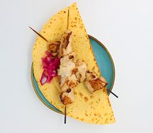 Шашлык куриный на цитрусе