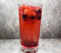 Лимонад черная смородина и яблоко