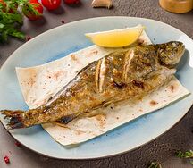 Форель на углях