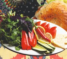 Ассорти из свежей зелени