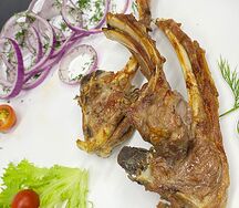 Шашлык из бараньей корейки