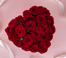 Цветы в коробке Я люблю тебя