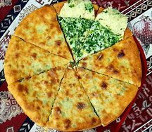 Пирог с сыром и шпинатом