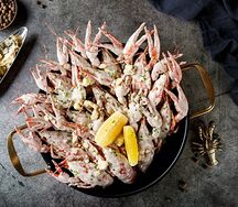 Раки M, жаренные в соусе Дорблю Средние