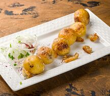 Молодой картофель с курдюком