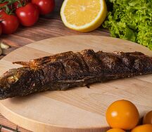 Сибас на углях