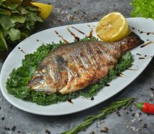 Дорада на углях