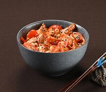 Острый удон с цыпленком