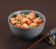 Рис с креветкой