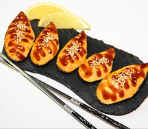 Мидии, запеченные под соусом Том ям