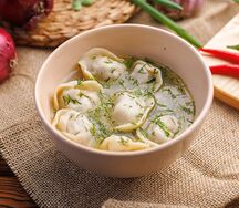 Пельмени с говядиной и свининой