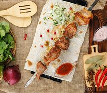 Шашлык из cвинoй шейки