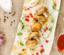 Грибы на мангале