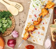 Шашлык из грудки индейки