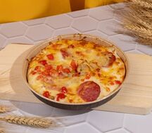 Лепешка Неаполитано с салями